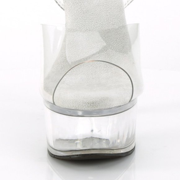 Platform Comfort Width High Heel Shoes - Picture 3 of 5